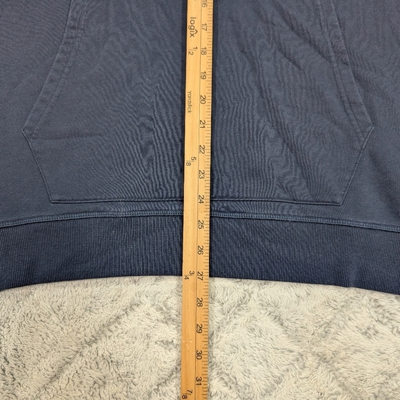 Hugo Boss Russell Athletic Hoodie Sweatshirt Mens XXL Blue Cotton Terry Safa 2 - Picture 5 of 9